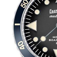 Armbanduhr Eberhard Scafograf 200 mcmlix in Stahl 41047.01 CAM2C - 41047.01 CAM2C